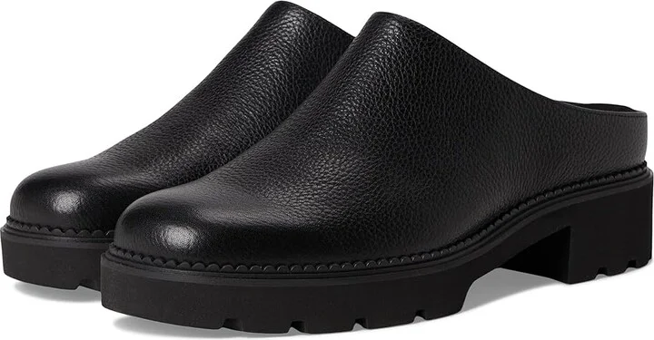 VIONIC Fairfax Women's Slippers Black Leather : 11 M