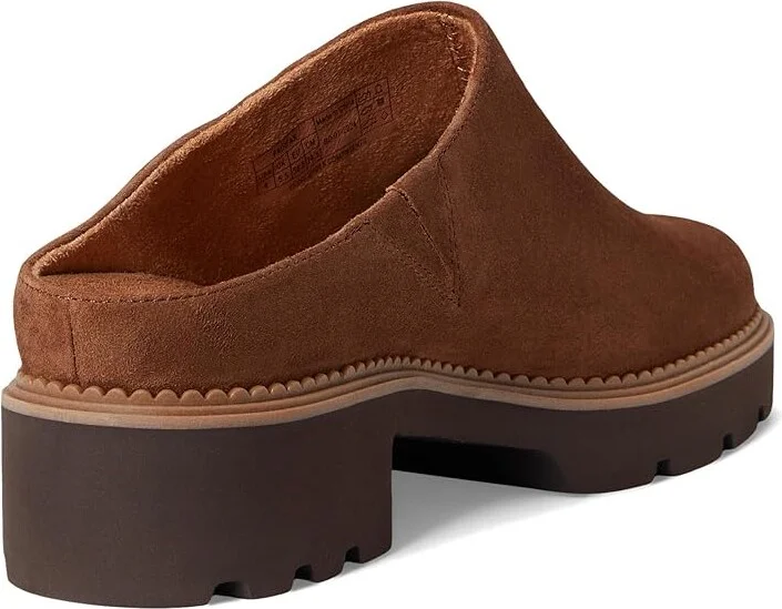 VIONIC Fairfax Women's Slippers Hazelnut Brown Waxed Suede : 8 M - Image 4