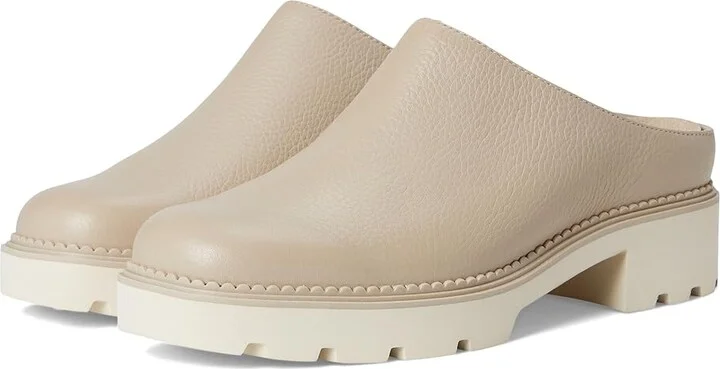 VIONIC Fairfax Women's Slippers Oatmeal Beige Leather : 7 M
