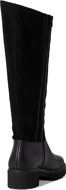 VIONIC Fallbrook High Shaft Boots Women's Boots Black Wide Calf Leather : 9 M - Image 4