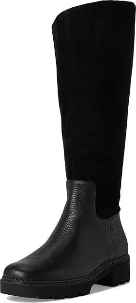 VIONIC Fallbrook High Shaft Boots Women's Boots Black Wide Calf Leather : 9 M - Image 5