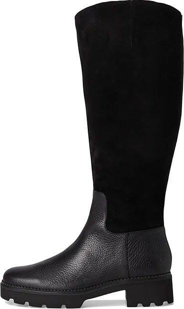 VIONIC Fallbrook High Shaft Boots Women's Boots Black Wide Calf Leather : 9 M - Image 6
