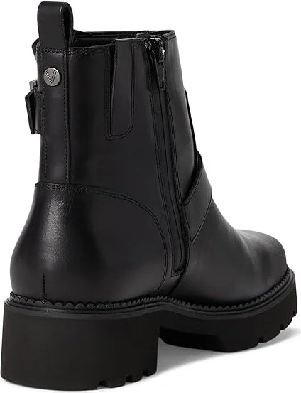VIONIC Folsom Booties Women's Boots Black Leather : 7.5 M - Image 4