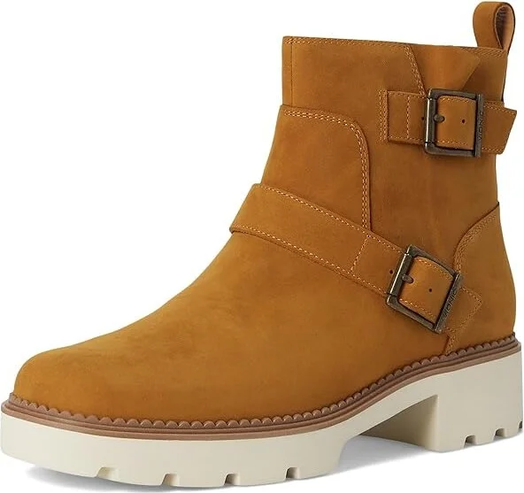 VIONIC Folsom Booties Women's Boots Wheat Nub Leather : 9 W - Image 5