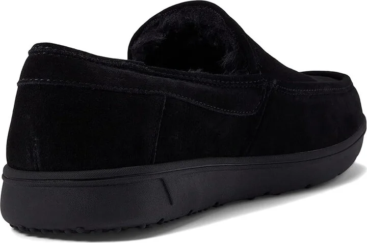 VIONIC Gustavo Men's Slippers Black : 10 M, Leather - Image 4