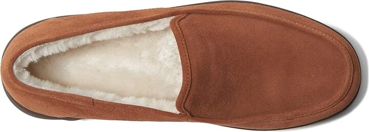 VIONIC Gustavo Men's Slippers Toffee : 10 M, Leather - Image 2