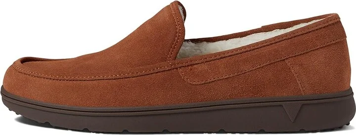 VIONIC Gustavo Men's Slippers Toffee : 10 M, Leather - Image 6