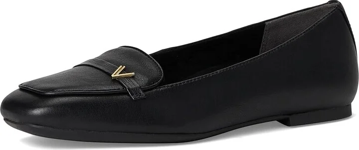 VIONIC Hayes Skimmers Women's Flat Shoes Black Leather : 6 W - Image 5