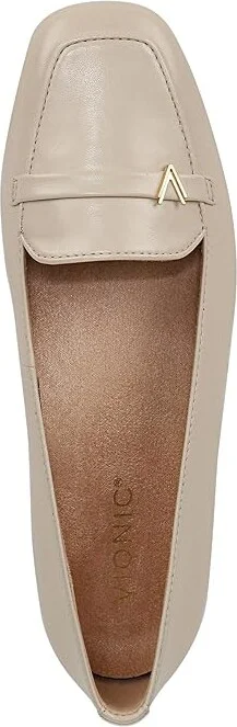 VIONIC Hayes Skimmers Women's Flat Shoes Parchment Beige Leather : 10 M - Image 2