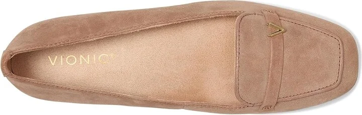 VIONIC Hayes Skimmers Women's Flat Shoes Polluted Rose Gold Leather : 10 M - Image 2