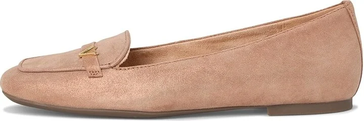 VIONIC Hayes Skimmers Women's Flat Shoes Polluted Rose Gold Leather : 10 M - Image 6