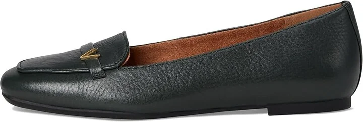 VIONIC Hayes Skimmers Women's Flat Shoes Scarab Green Leather : 7 W - Image 6