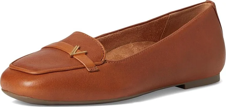 VIONIC Hayes Skimmers Women's Flat Shoes Tan Brown Leather : 9 M - Image 5