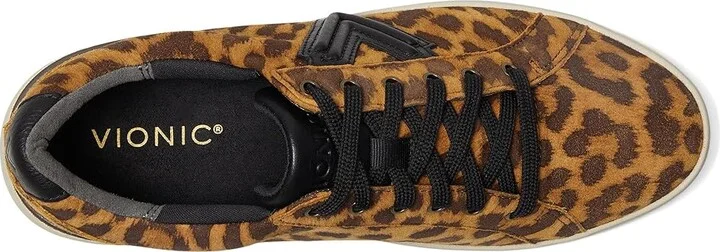 VIONIC Kearny Lace 2.0 Women's Shoes Tan Leopard : 10 M, Suede - Image 2