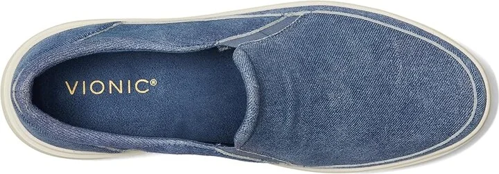 VIONIC Kearny Women's Shoes Denim Blue Suede : 8 M, Leather - Image 2