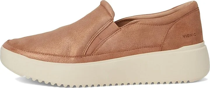 VIONIC Kearny Women's Shoes Polluted Rose Gold Leather : 8 W - Image 6