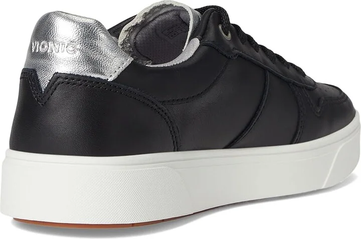 VIONIC Kimmie Court Women's Shoes Black/Silver Leather : 9.5 W - Image 4