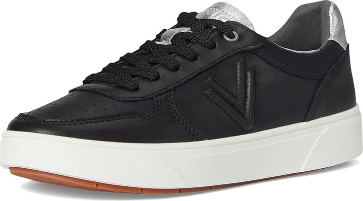 VIONIC Kimmie Court Women's Shoes Black/Silver Leather : 9.5 W - Image 5