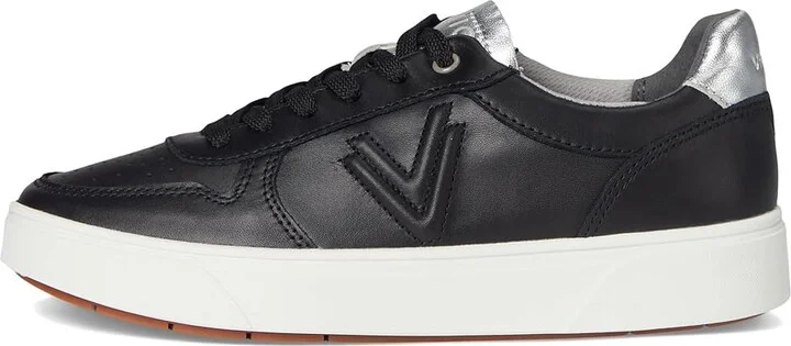 VIONIC Kimmie Court Women's Shoes Black/Silver Leather : 9.5 W - Image 6