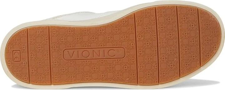 VIONIC Kimmie Court Women's Shoes Cream/Red Leather Sde : 6 M - Image 3