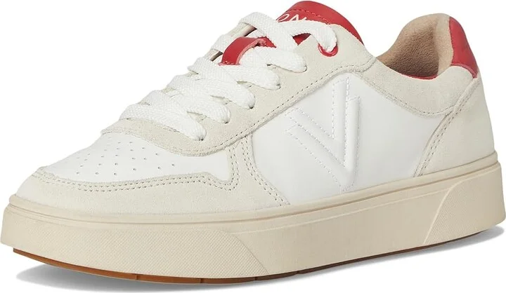 VIONIC Kimmie Court Women's Shoes Cream/Red Leather Sde : 6 M - Image 5