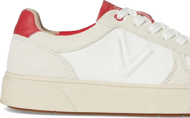 VIONIC Kimmie Court Women's Shoes Cream/Red Leather Sde : 6 M - Image 7