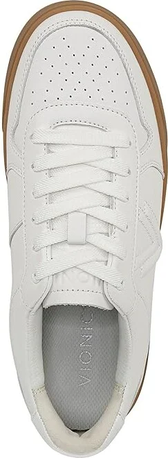 VIONIC Kimmie Court Women's Shoes White Gum Leather : 8 M - Image 2