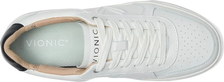 VIONIC Kimmie Court Women's Shoes White Leather : 9.5 W - Image 2