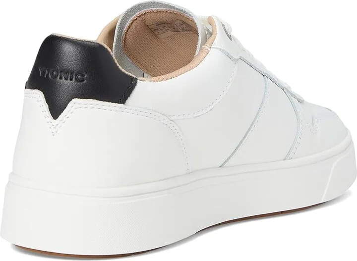 VIONIC Kimmie Court Women's Shoes White Leather : 9.5 W - Image 4