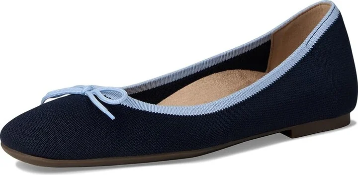 VIONIC Klara Knit Skimmers Women's Flat Shoes Navy Knit : 9 M, Polyester - Image 5