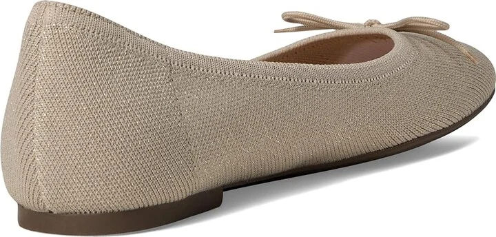 VIONIC Klara Knit Skimmers Women's Flat Shoes Oatml Gold Knit : 12 W, Polyester - Image 4