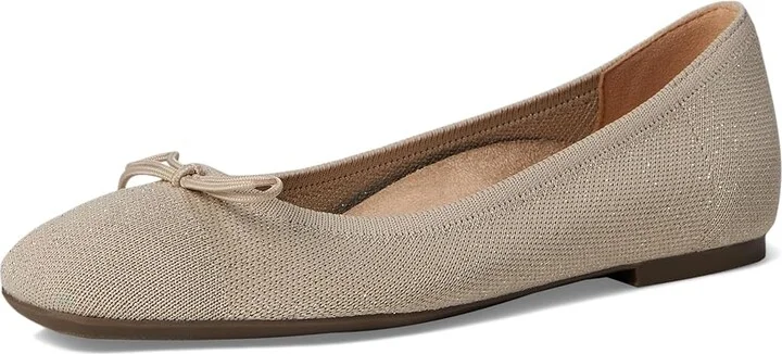 VIONIC Klara Knit Skimmers Women's Flat Shoes Oatml Gold Knit : 12 W, Polyester - Image 5