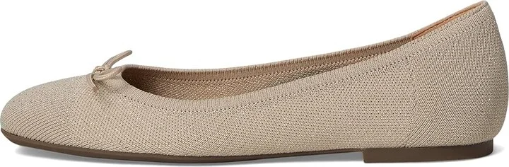 VIONIC Klara Knit Skimmers Women's Flat Shoes Oatml Gold Knit : 12 W, Polyester - Image 6