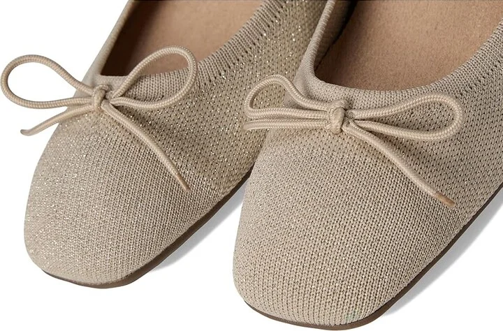 VIONIC Klara Knit Skimmers Women's Flat Shoes Oatml Gold Knit : 12 W, Polyester - Image 7