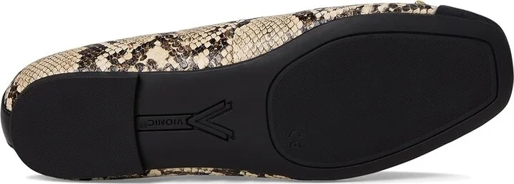 VIONIC Klara Skimmers Women's Flat Shoes Ivory Leather : 7 W - Image 3