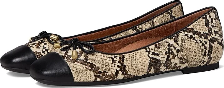 VIONIC Klara Skimmers Women's Flat Shoes Ivory Leather : 7 W