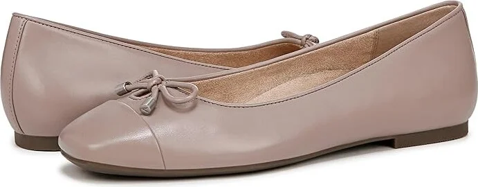 VIONIC Klara Skimmers Women's Flat Shoes Magnolia Dusk Grey Leather : 10 M