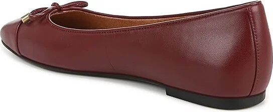 VIONIC Klara Skimmers Women's Flat Shoes Syrah Burgundy Leather : 9.5 N - Image 4