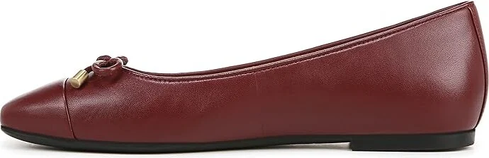 VIONIC Klara Skimmers Women's Flat Shoes Syrah Burgundy Leather : 9.5 N - Image 5
