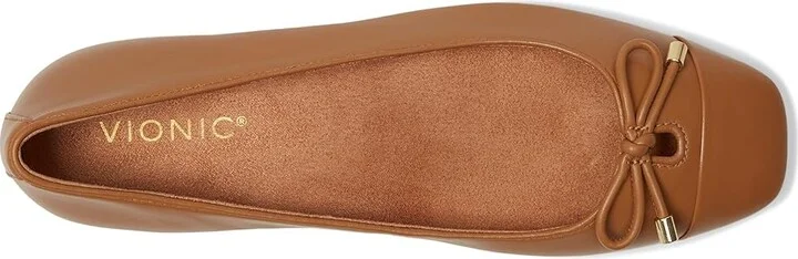 VIONIC Klara Women's Shoes Camel Nappa Leather : 9.5 W, Suede - Image 2