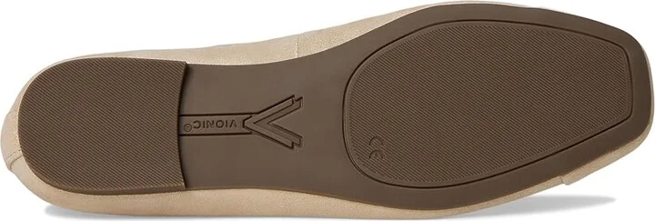VIONIC Klara Women's Shoes Gold Metal Leather : 9.5 W, Suede - Image 3