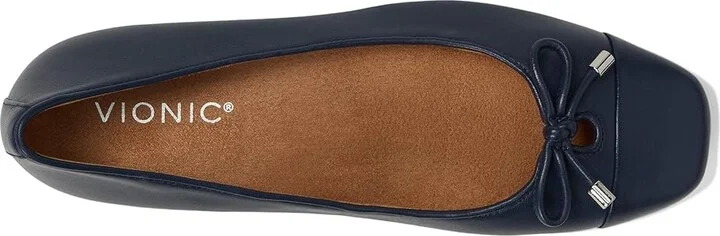 VIONIC Klara Women's Shoes Navy Nappa Leather : 9.5 W, Suede - Image 2