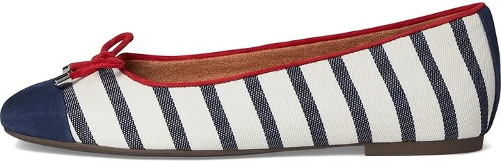 VIONIC Klara Women's Shoes Navy/White Stripe : 9.5 N, Suede - Image 6