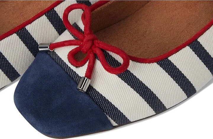 VIONIC Klara Women's Shoes Navy/White Stripe : 9.5 N, Suede - Image 7
