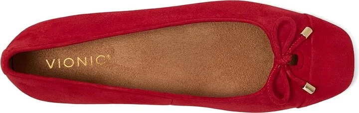 VIONIC Klara Women's Shoes Red Suede : 9.5 M - Image 2