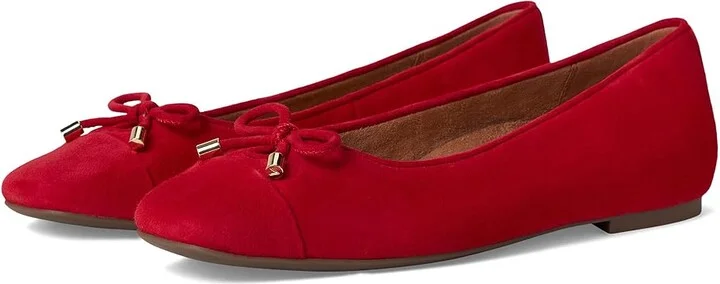 VIONIC Klara Women's Shoes Red Suede : 9.5 M
