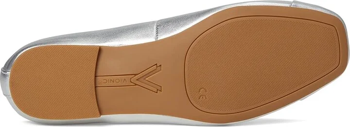 VIONIC Klara Women's Shoes Silver Metal Leather : 8.5 M, Suede - Image 3