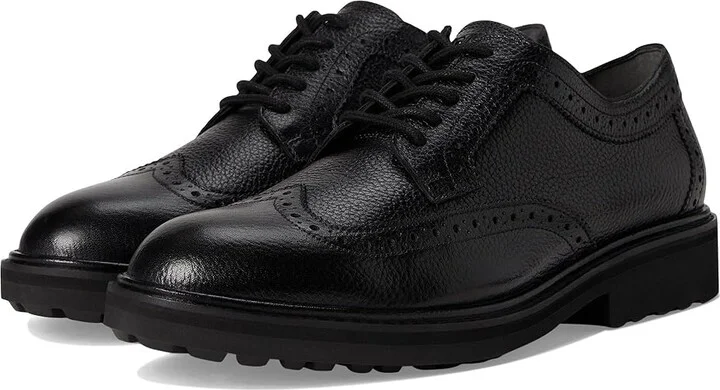 VIONIC Lombard Oxfords Men's Lace-up Boots Black Leather : 10 W
