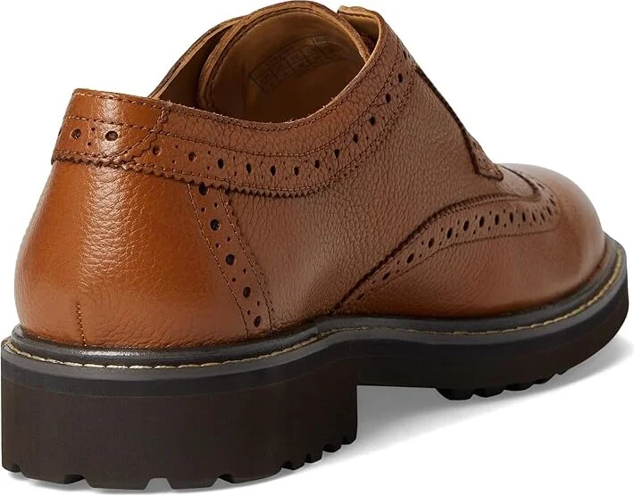 VIONIC Lombard Oxfords Men's Lace-up Boots Tan Brown Leather : 14 M - Image 4