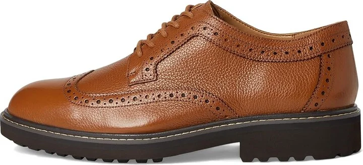 VIONIC Lombard Oxfords Men's Lace-up Boots Tan Brown Leather : 14 M - Image 6